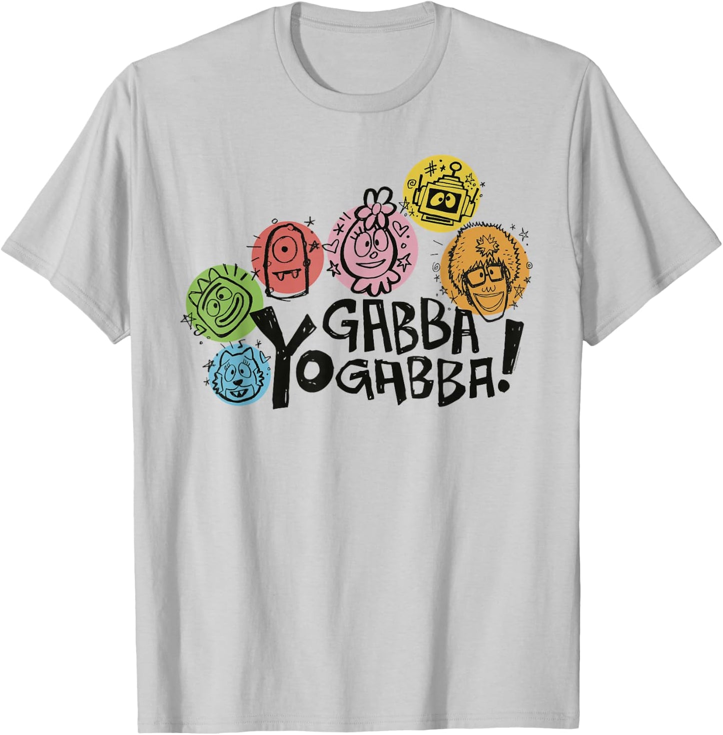 Yo Gabba Gabba - Sketch T-Shirt - T-Shirt | Ash