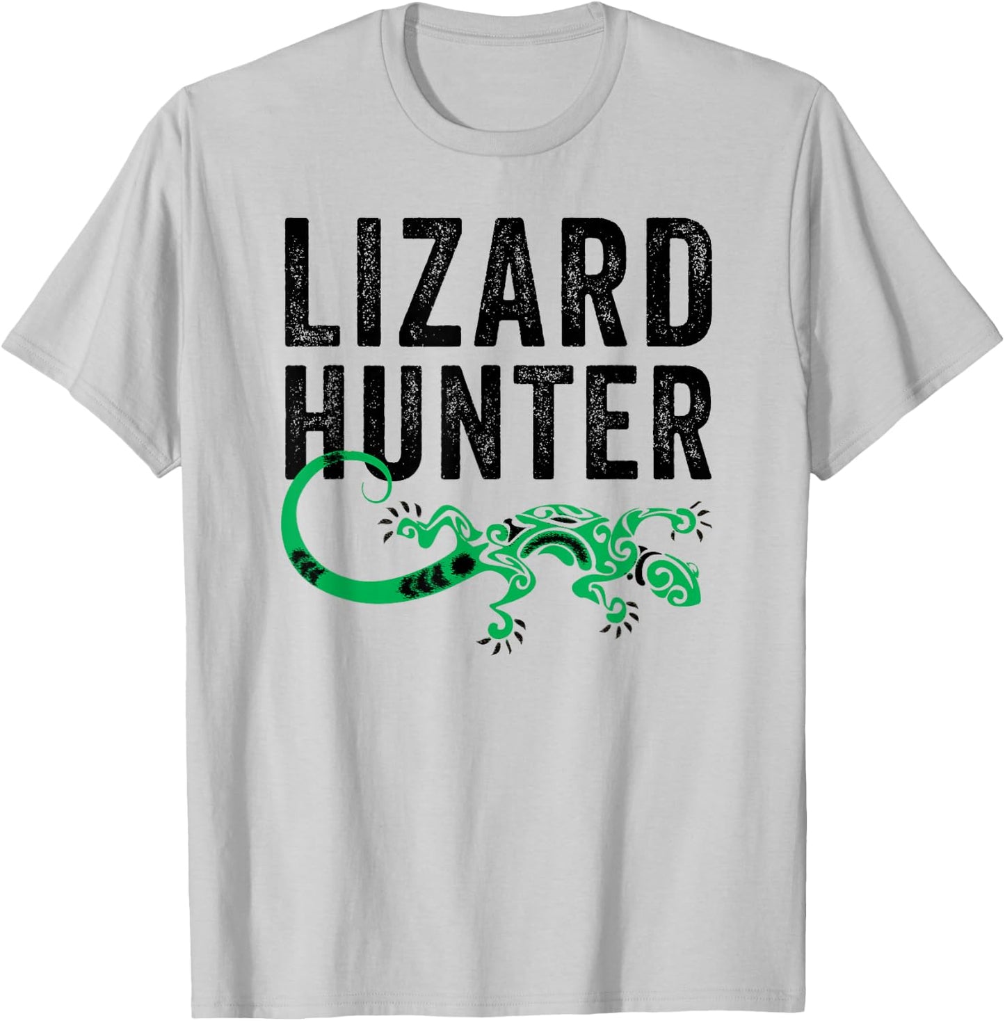 Lizard Hunter Funny Reptile Lovers Children's Gift T-Shirt - T-Shirt | Ash