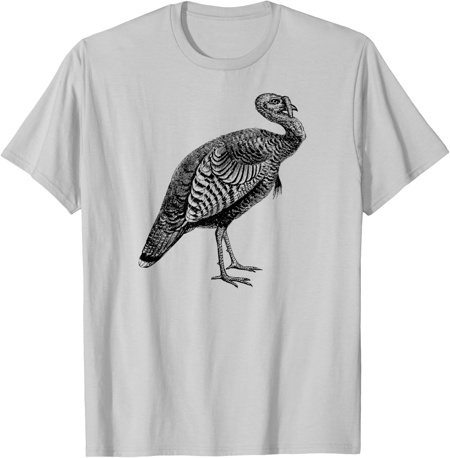 Mintage Wild Turkey T-Shirt - T-Shirt | Ash