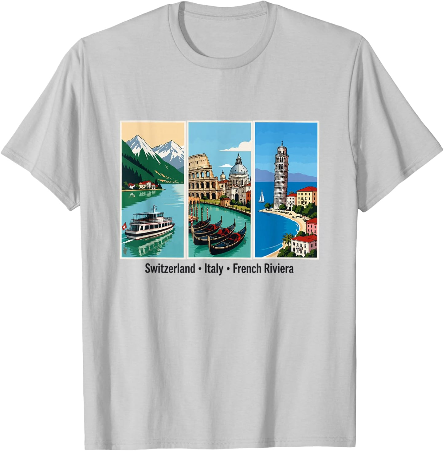 Love Traveling T-Shirt - T-Shirt | Ash