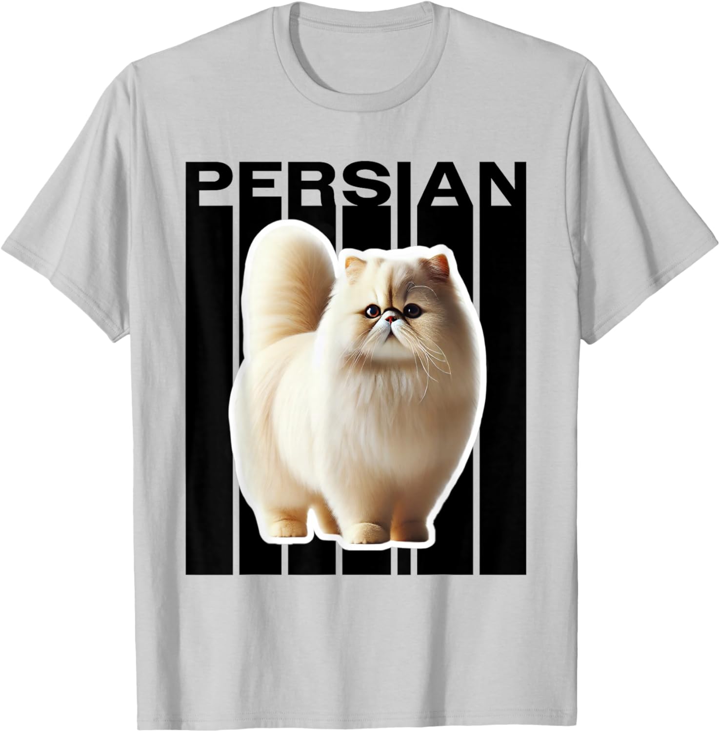 Persian Cat Lovers T-Shirt - T-Shirt | Ash