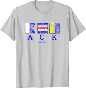 Classic ACK Nantucket T-Shirt - T-Shirt | Ash