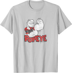 Popeye #36747 T-Shirt - T-Shirt | Ash