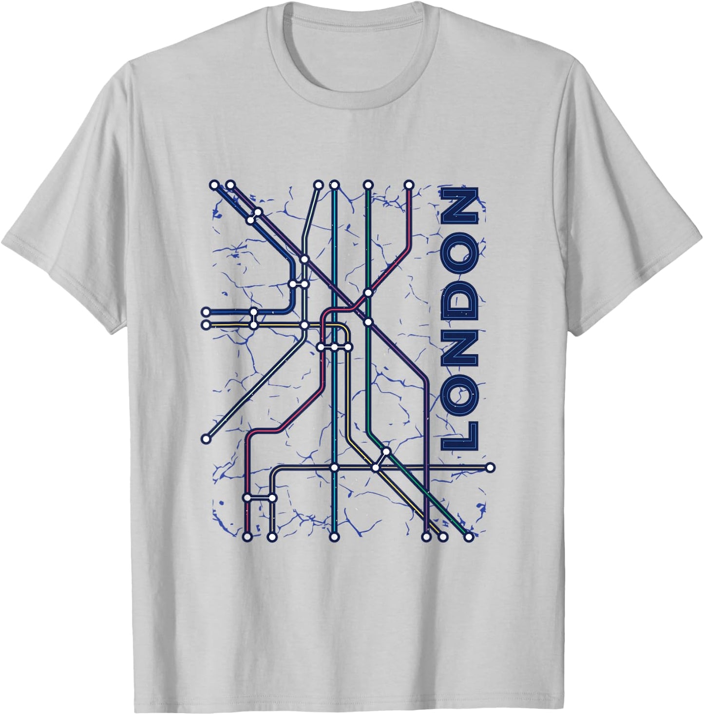 London Underground Tube T-Shirt - T-Shirt | Ash