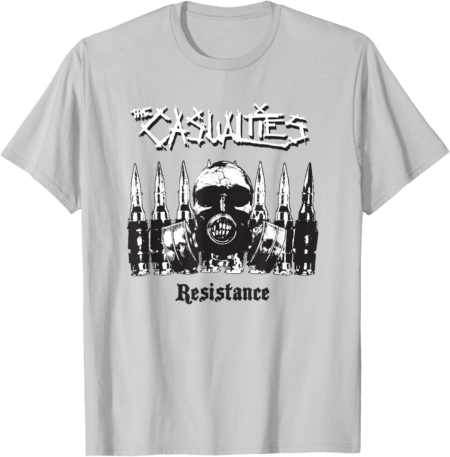 The Casualties - Resistance - Official Merchandise T-Shirt - T-Shirt | Ash
