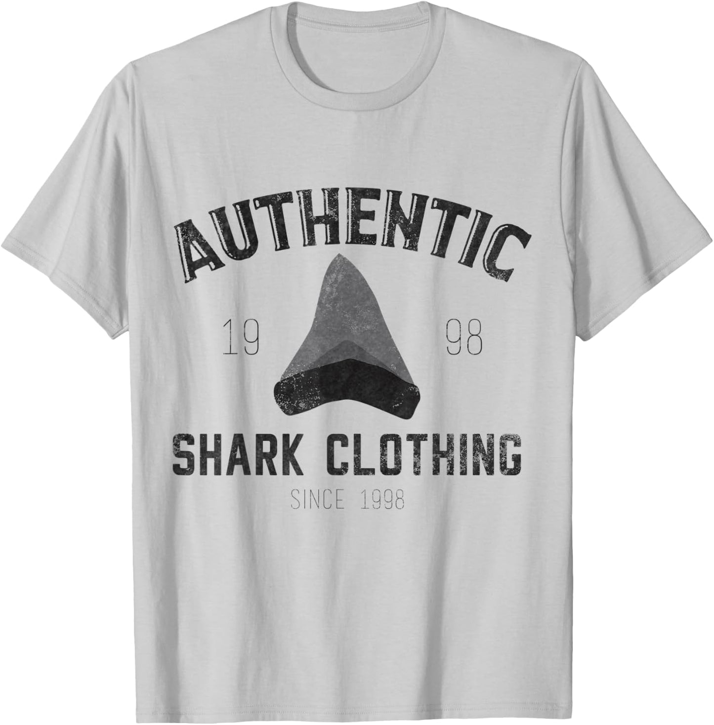 Shark Tooth Inspired Clothing Shark Teeth Design T-Shirt - T-Shirt | Ash