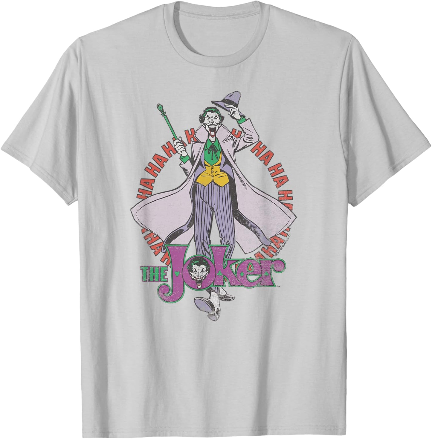 Batman the Joker Maniacal T Shirt T-Shirt - T-Shirt | Ash