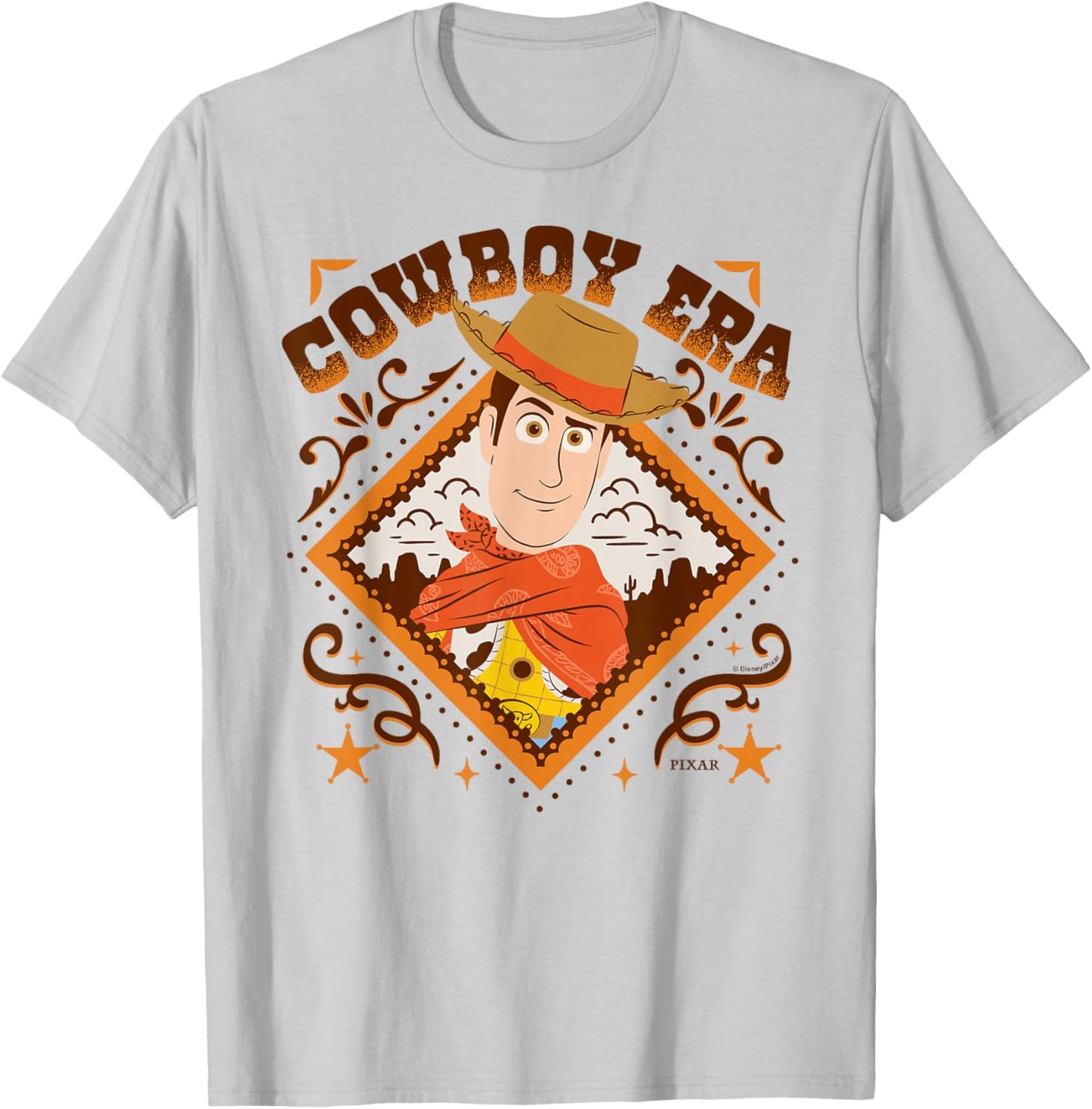 Toy Story 5 - Woody Cowboy Era T-Shirt - T-Shirt | Ash