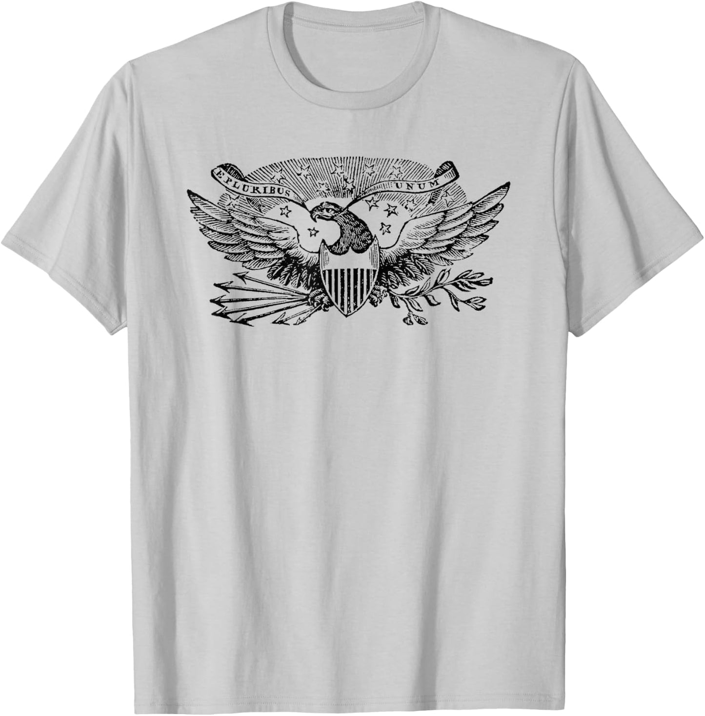 Vintage American Eagle "E Pluribus Unum" T-Shirt - T-Shirt | Ash