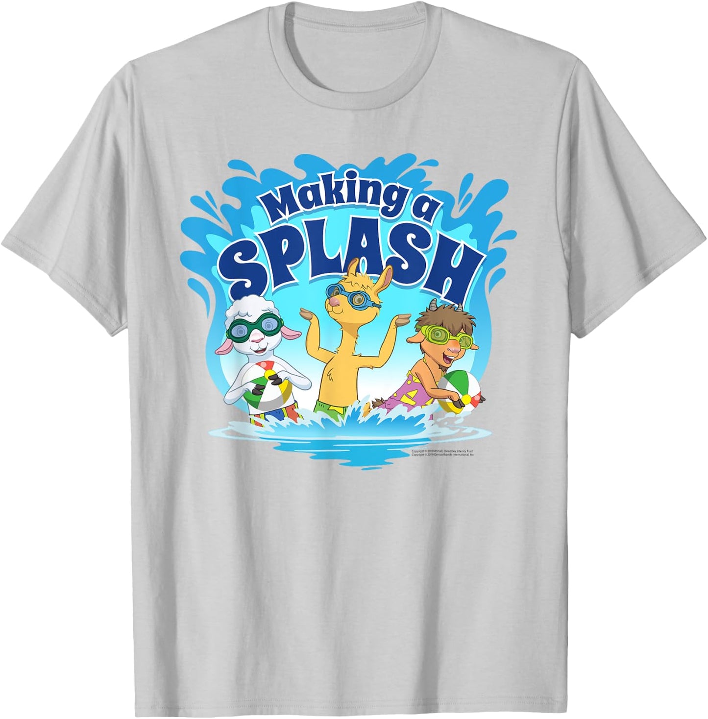Llama Llama Netflix Pool Party "Making a Splash" Shirt T-Shirt - T-Shirt | Ash