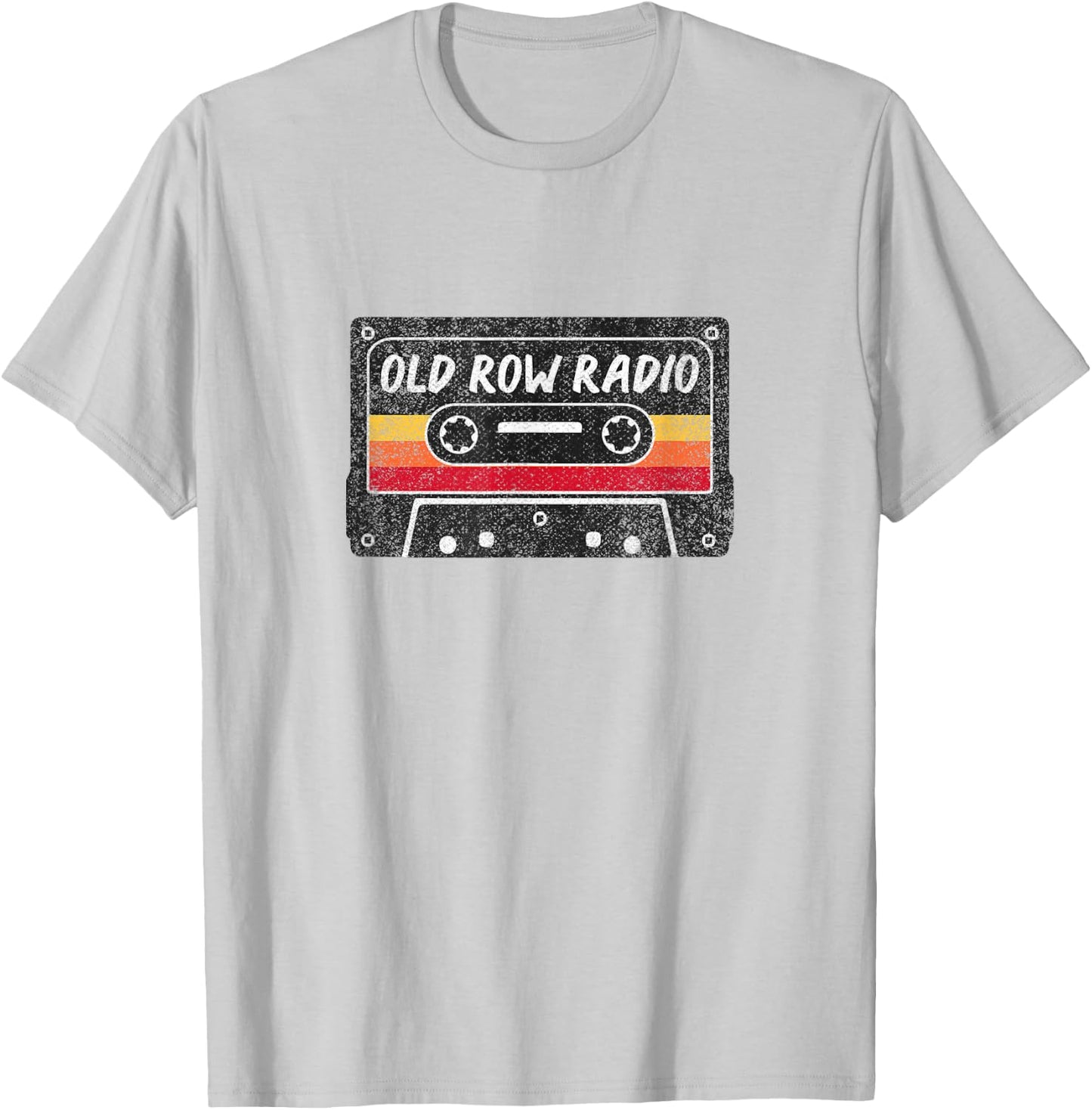 Old Row Radio Cassette T-Shirt - T-Shirt | Ash