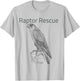 Raptor Rescue Falcon T-Shirt - T-Shirt | Ash