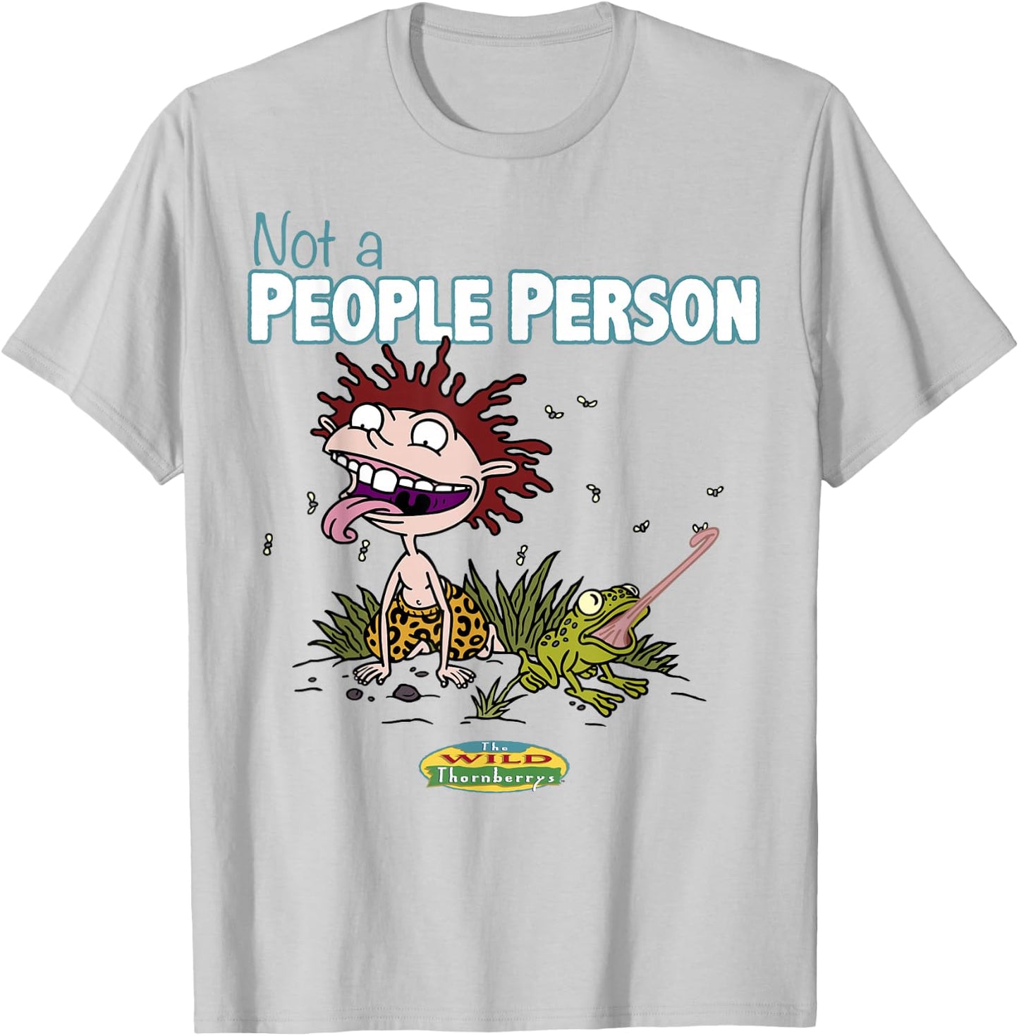 The Wild Thornberrys Donnie Not A People Person Portrait T-Shirt - T-Shirt | Ash