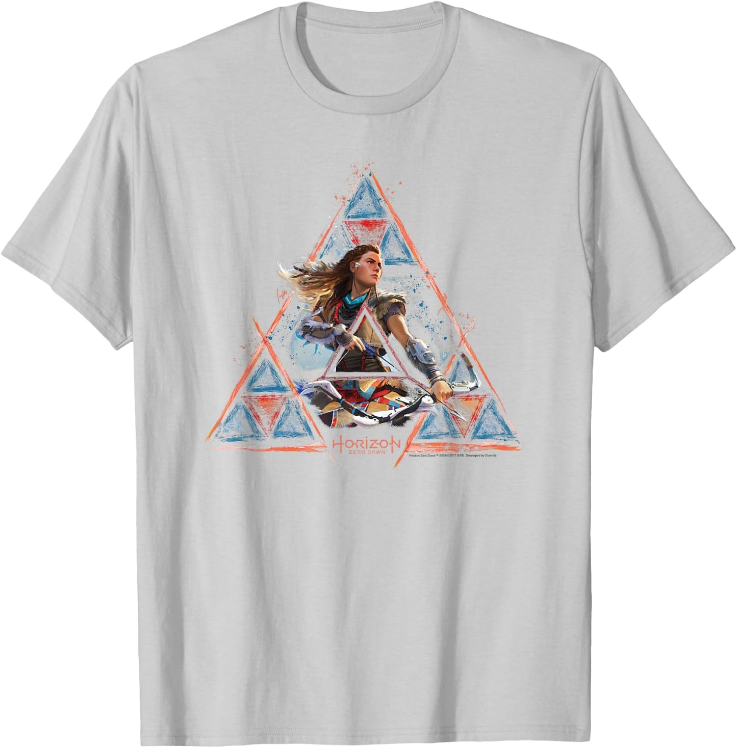 Horizon Zero Dawn Aloy Triangle T-Shirt - T-Shirt | Ash