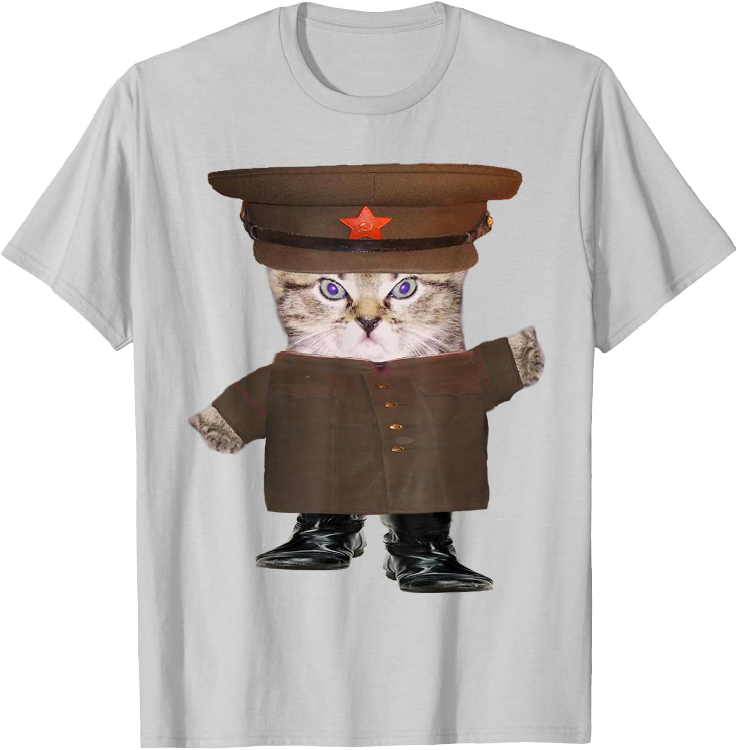 Red Army Kitten T-Shirt - T-Shirt | Ash