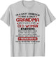 I'm A Lucky Grandson I Have A Crazy Grandma Grumpy T-Shirt - T-Shirt | Ash