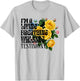 I'm a Living Breathing Walking Testimony Floral T-Shirt - T-Shirt | Ash