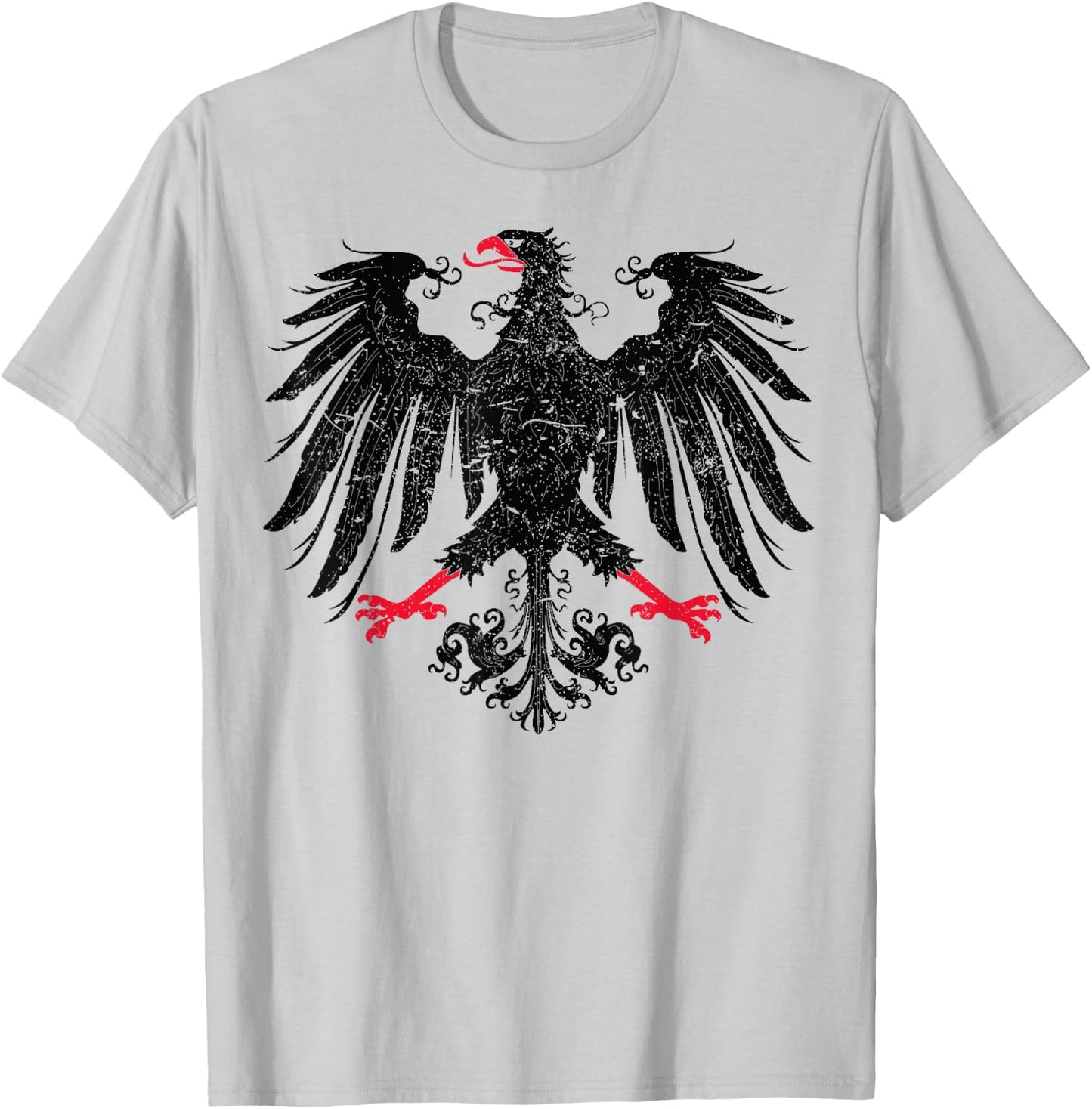 German Oktoberfest Eagle Coat of Arms Heraldry T-Shirt - T-Shirt | Ash