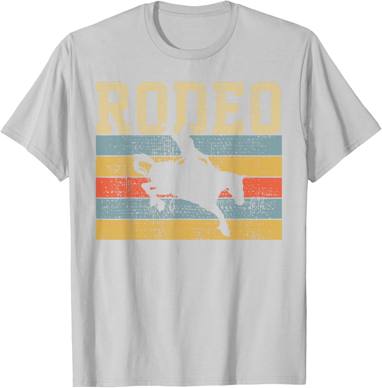Rodeo Cowboy Horse Riding Western T-Shirt - T-Shirt | Ash