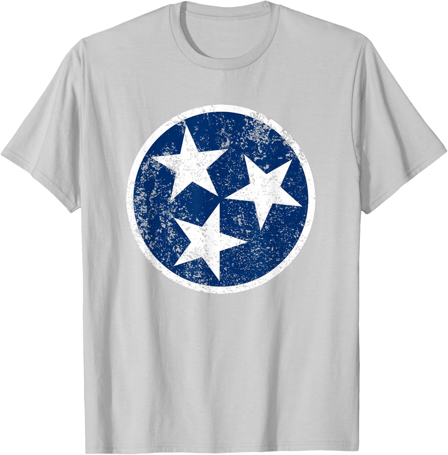 Tennessee Flag Star Logo Volunteer State Nashville T Shirt T-Shirt - T-Shirt | Ash