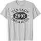 22 year old 22nd Birthday Male Female Him Her Limited 2003 T-Shirt - T-Shirt | Ash