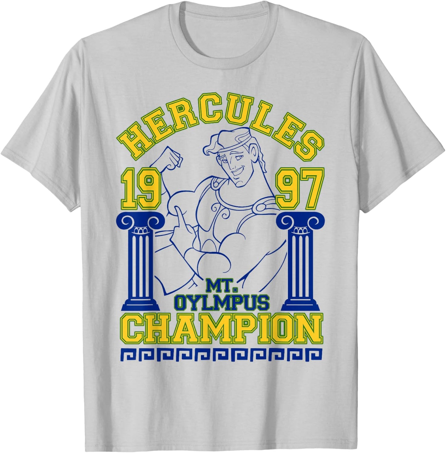Disney Hercules 1997 Champion Graphic T-Shirt - T-Shirt | Ash