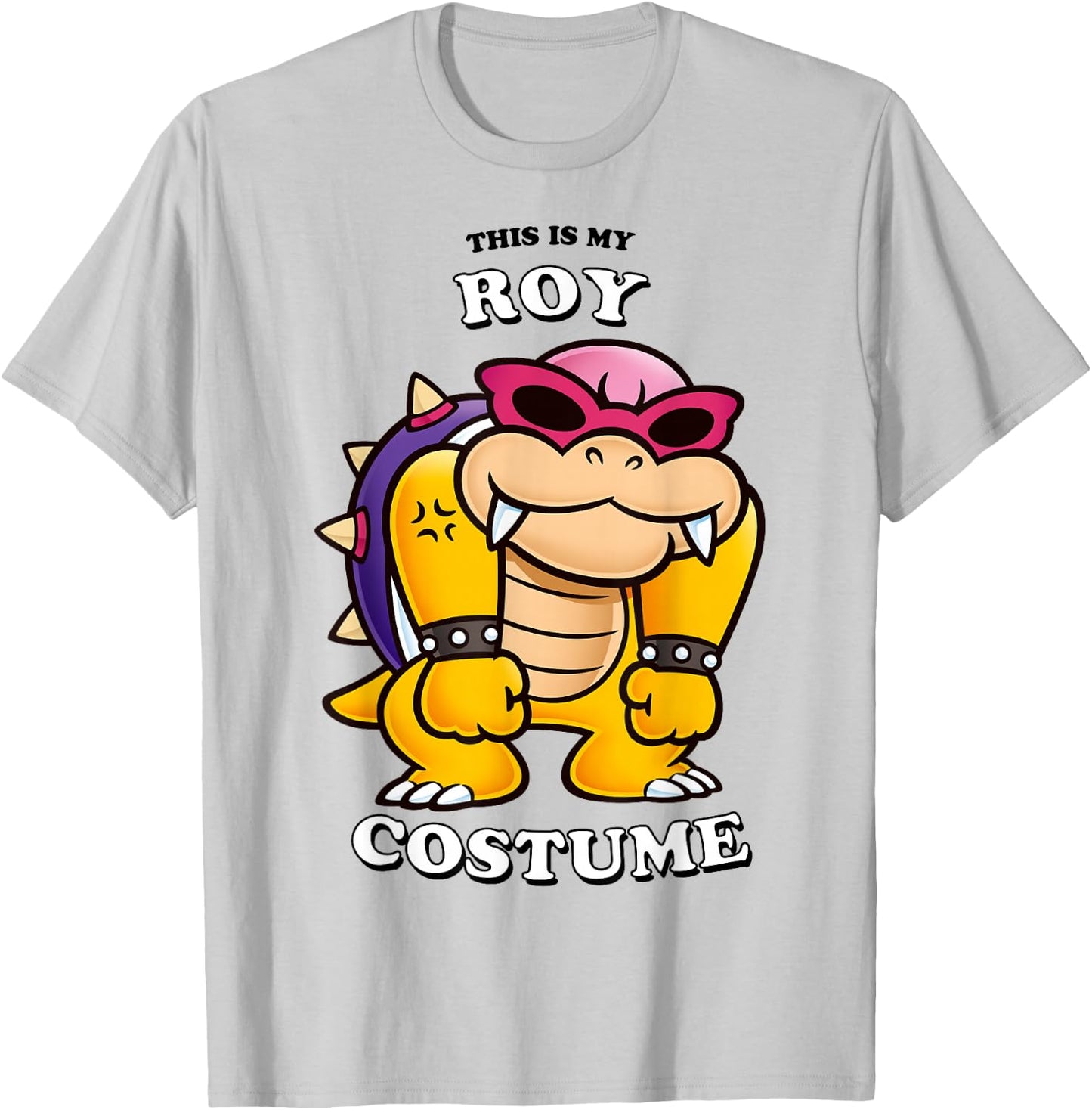 Super Mario Bros Halloween This Is My Roy Koopa Costume T-Shirt - T-Shirt | Ash