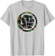 Marvel Hulk Fist Smash Logo Tropical Pattern Graphic T-Shirt - T-Shirt | Ash
