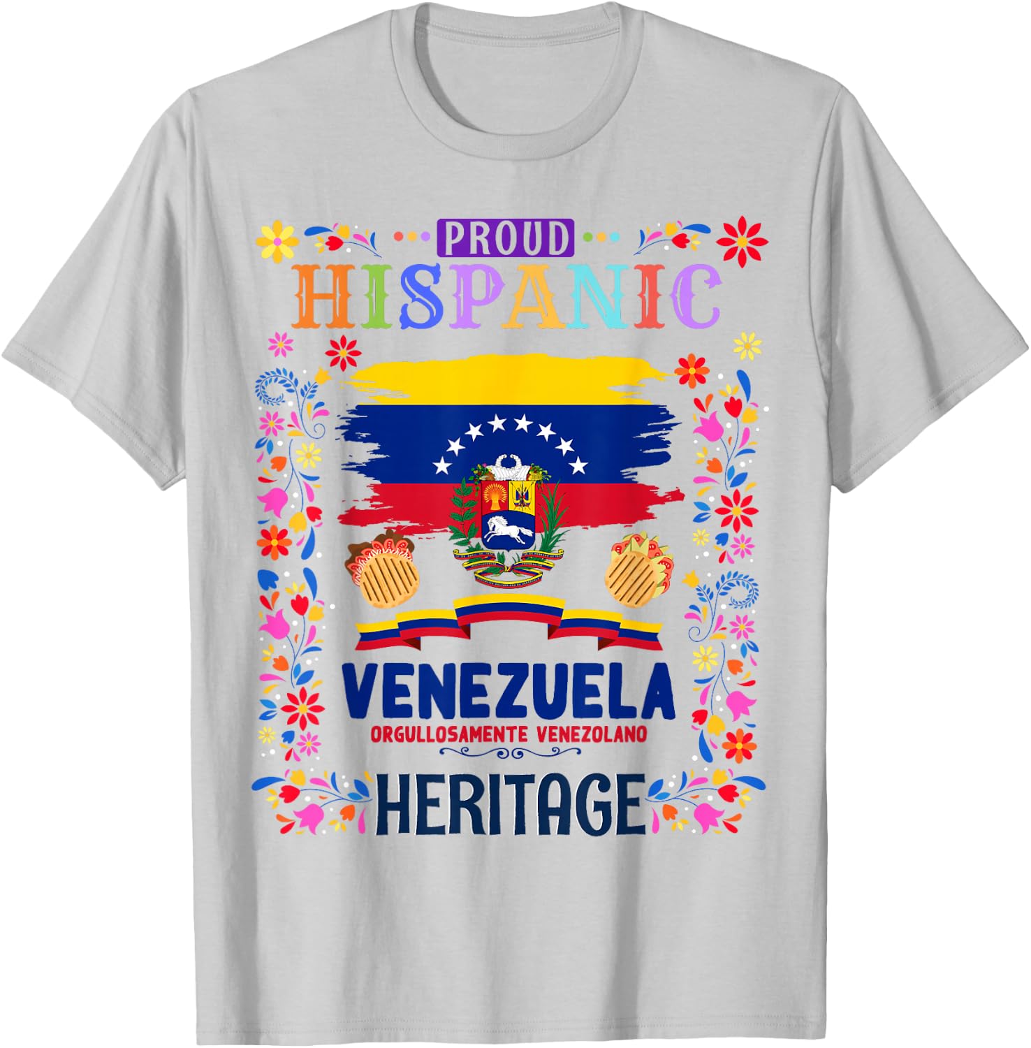 Latin Heritage Venezuelan Flag Outfit idea Kids Venezuela T-Shirt - T-Shirt | Ash