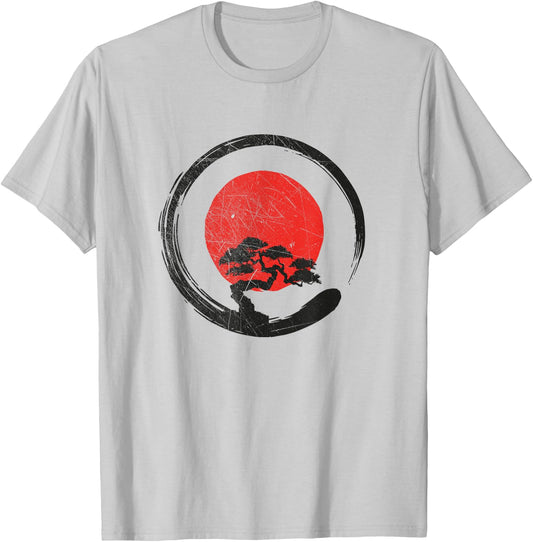 Buddhism Spiritual - Buddha Zen Enso Circle Buddhist T-Shirt - T-Shirt | Ash
