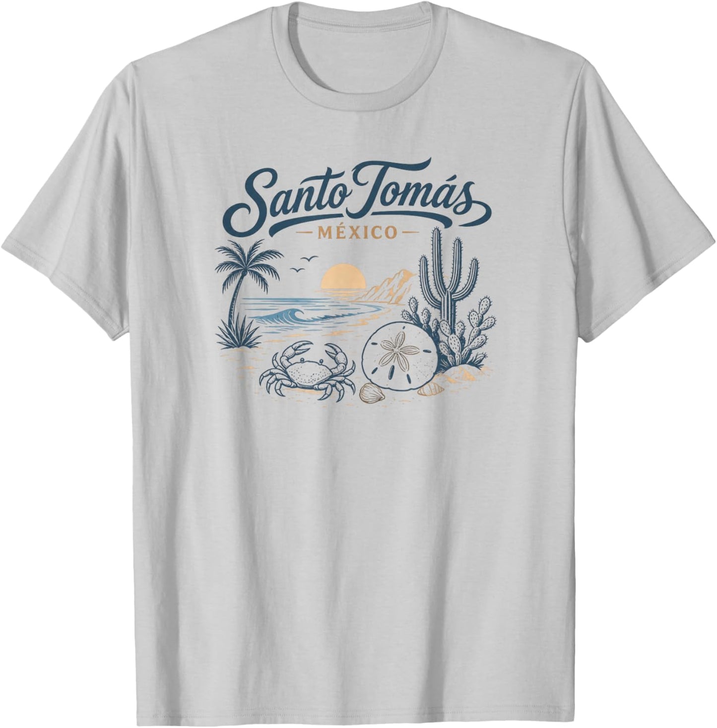 Santo Tomas Mexico T-Shirt - T-Shirt | Ash
