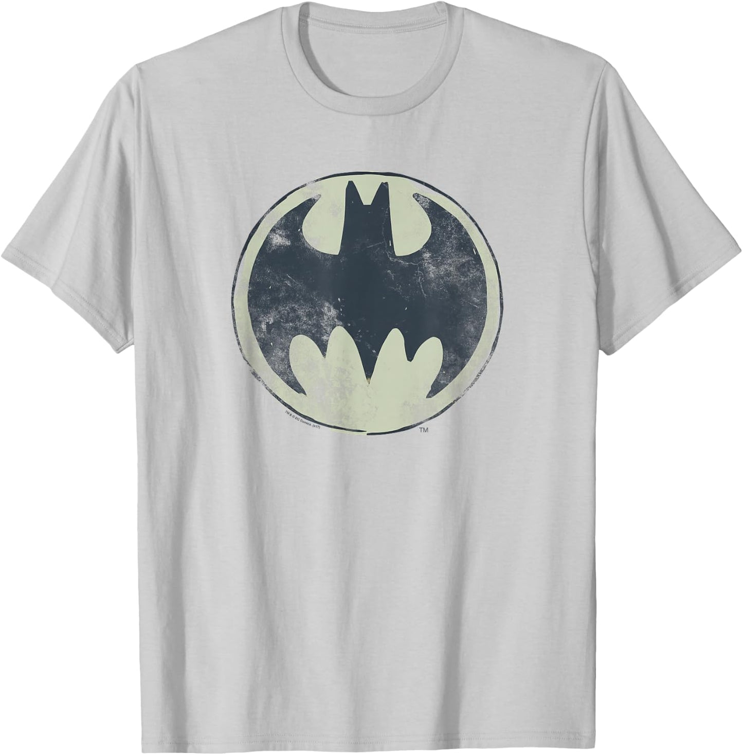 Batman Old Time Logo T Shirt T-Shirt - T-Shirt | Ash
