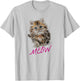 Cat Shirt Meow Kitty Funny Cats Mom And Cat Dad Gift T-Shirt - T-Shirt | Ash