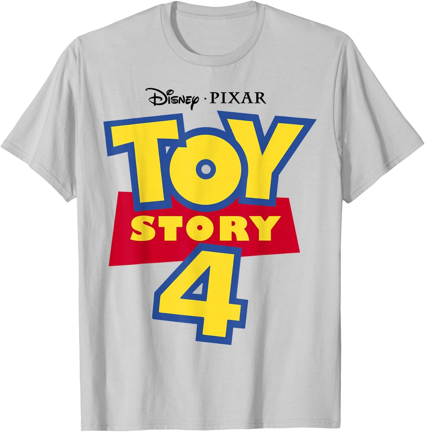 Disney Pixar Toy Story 4 Movie Logo C1 T-Shirt - T-Shirt | Ash