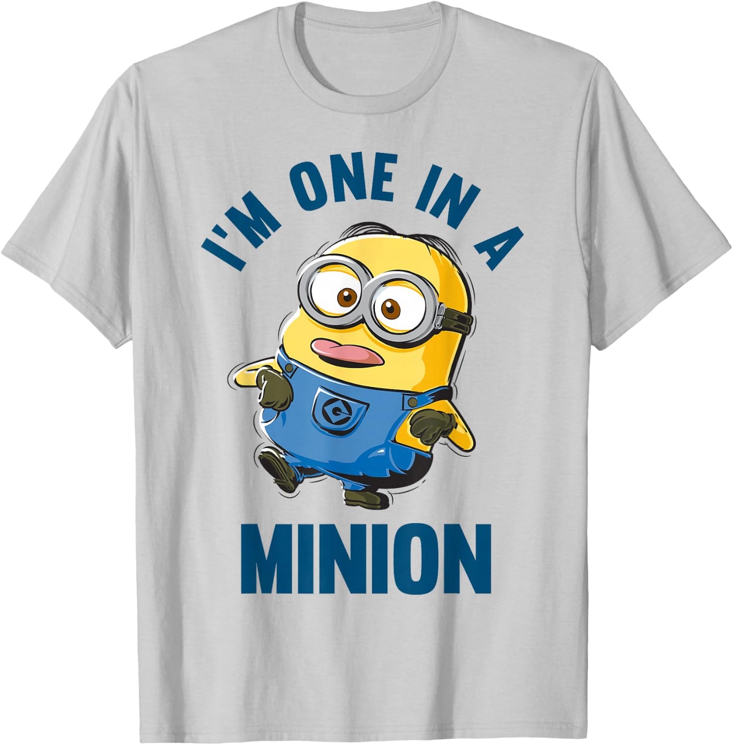 Despicable Me Minions Dave One In A Minion Graphic T-Shirt - T-Shirt | Ash