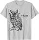 Who Whom Grammar Owl t shirt T-Shirt - T-Shirt | Ash