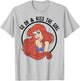 Disney The Little Mermaid Ariel Go On & Kiss The Girl T-Shirt - T-Shirt | Ash