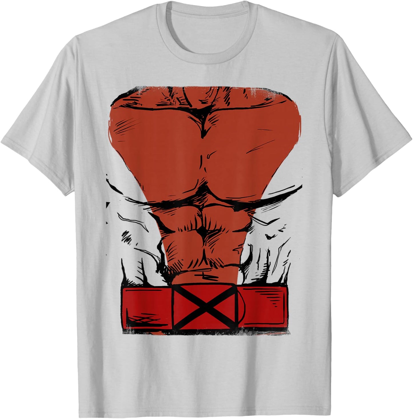 Marvel X-Men Wolverine Retro Orange Costume Halloween T-Shirt - T-Shirt | Ash