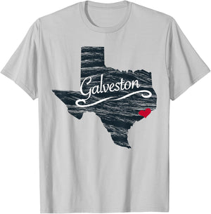 Galveston Texas | TX Gift - Men's Women's Kid's T-Shirt - T-Shirt | Ash