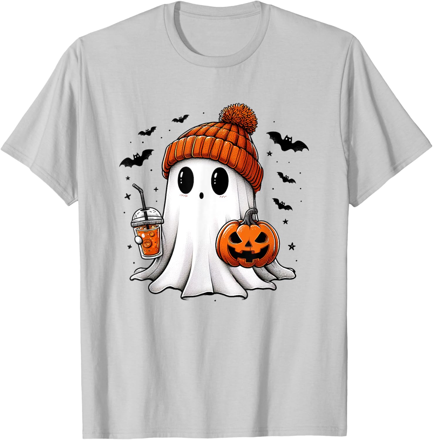Halloween Shirt Halloween Women's Shirt, Spooky Season Shirt T-Shirt - T-Shirt | Ash