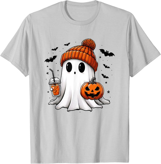 Halloween Shirt Halloween Women's Shirt, Spooky Season Shirt T-Shirt - T-Shirt | Ash