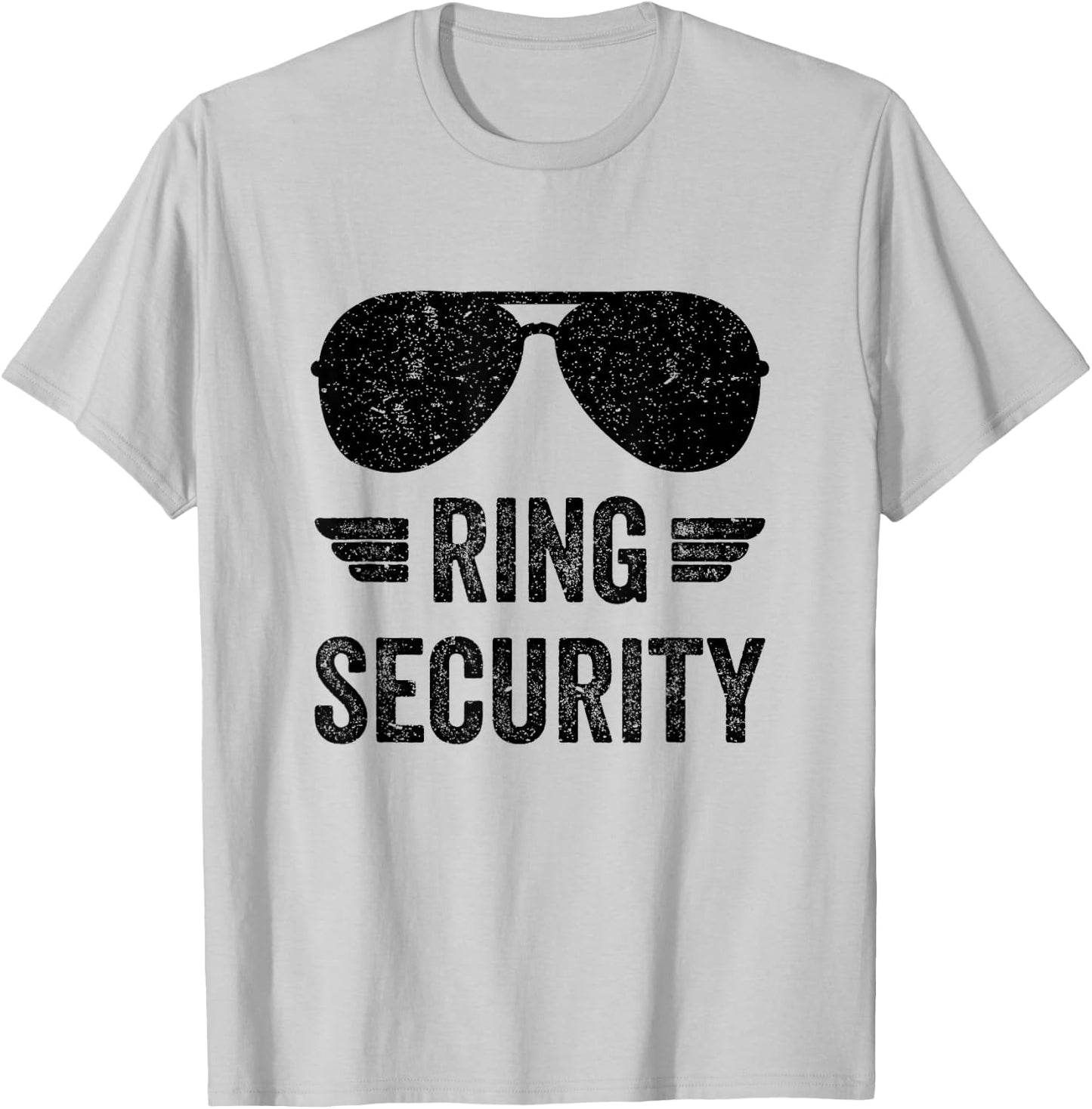 Ring Security Shirt Funny Ring Bearer Boys Youth Men T-Shirt - T-Shirt | Ash