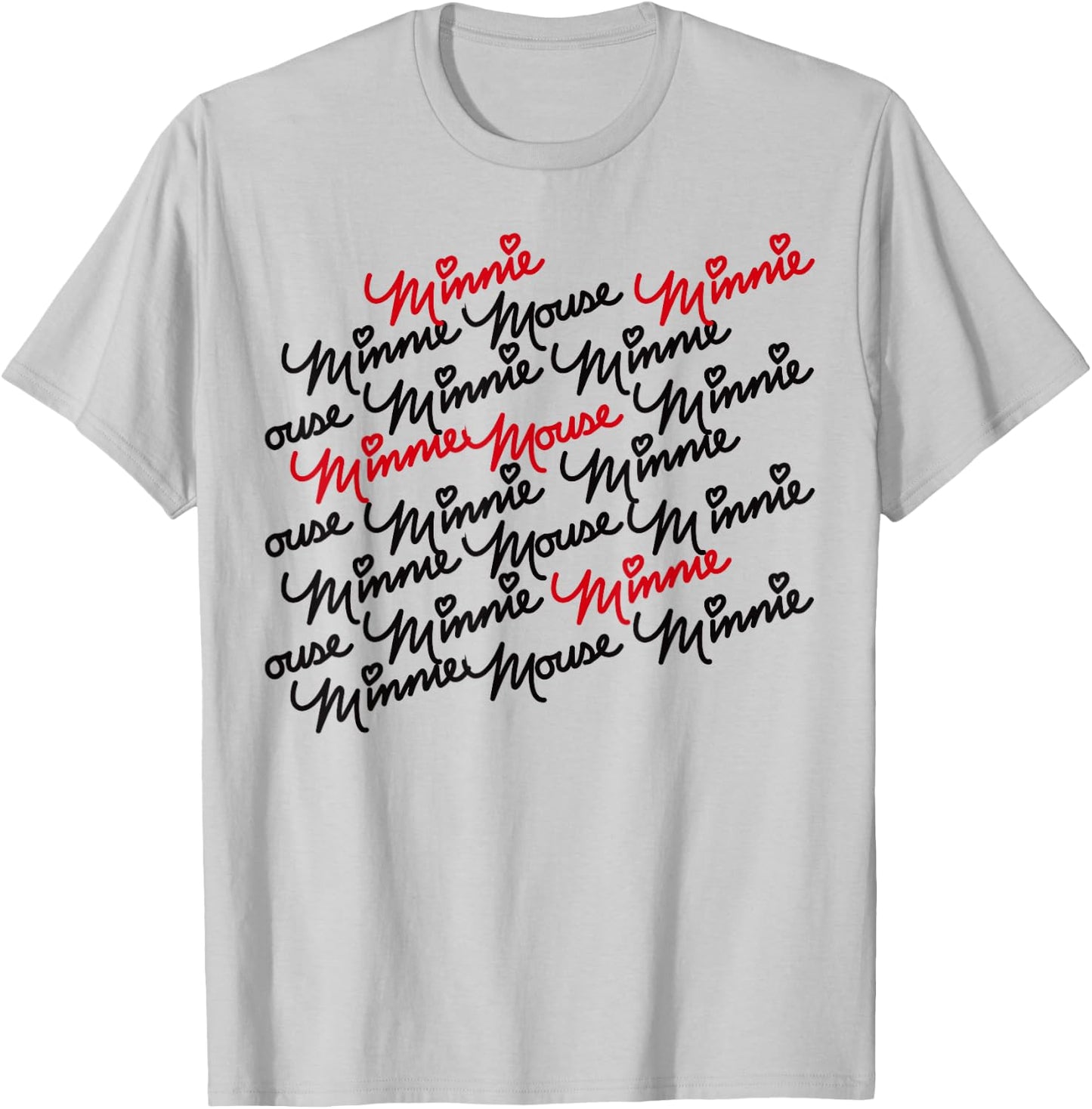 Minnie Mouse - Autograph Stacked T-Shirt - T-Shirt | Ash