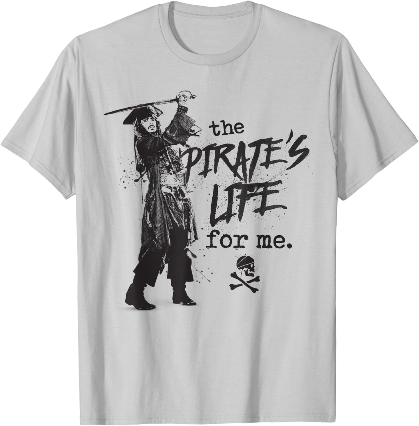 Pirates of The Caribbean Graphic Small T-Shirt - T-Shirt | Ash