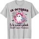 Halloween In October We Wear Pink Breast Cancer Awareness T-Shirt - T-Shirt | Ash