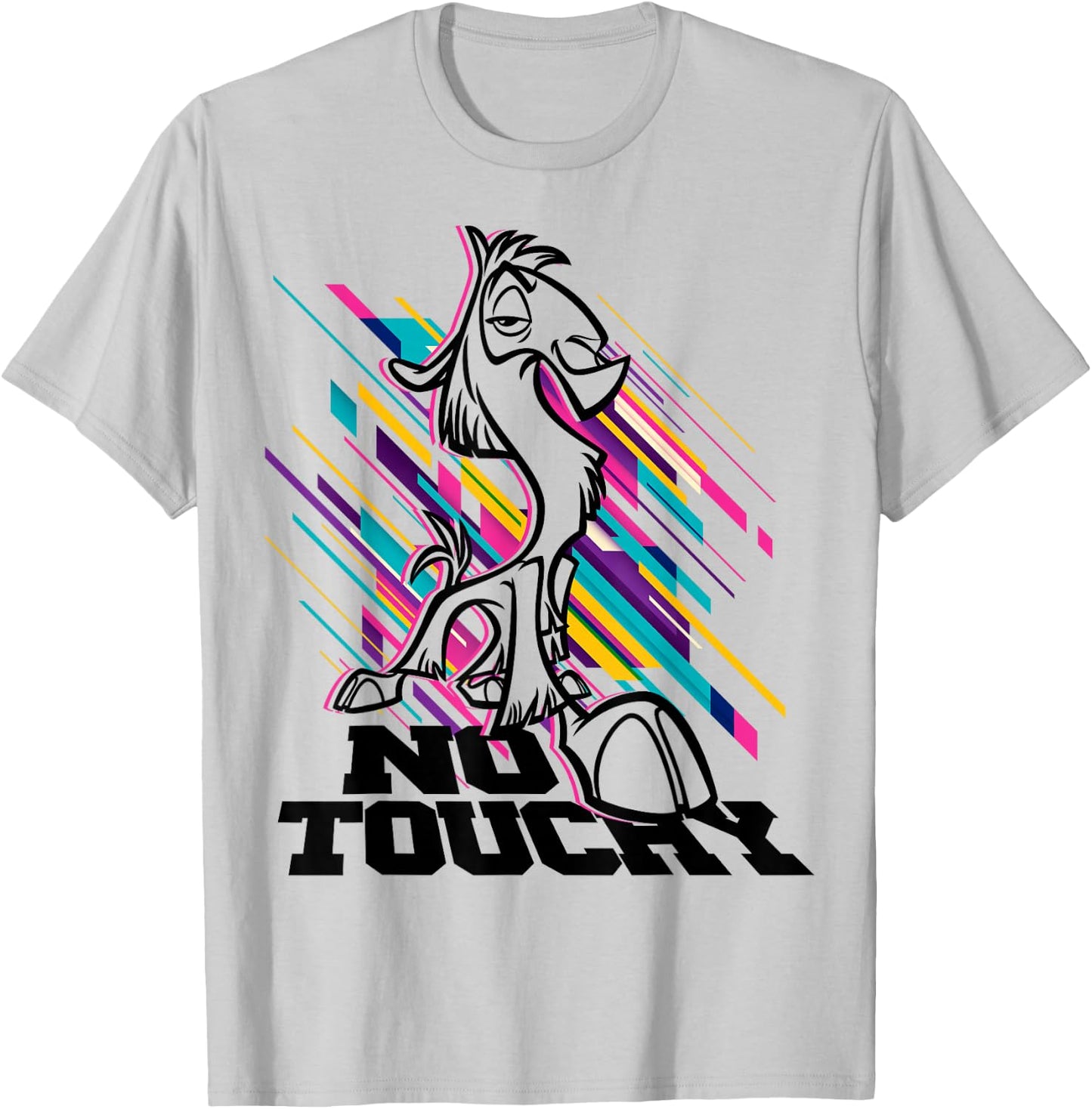 Disney Emperor's New Groove No Touchy Bright Graphic T-Shirt - T-Shirt | Ash