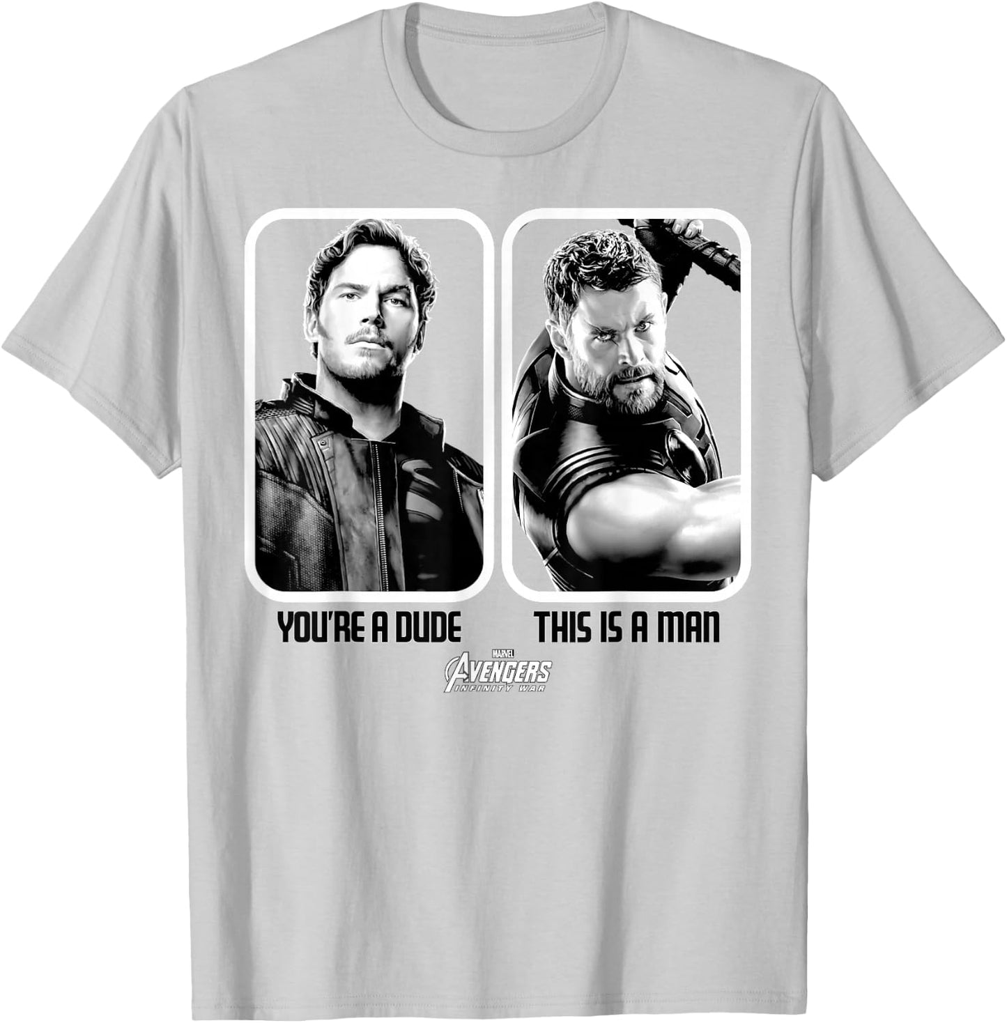 Marvel Infinity War Star-Lord Thor is A Man Graphic T-Shirt - T-Shirt | Ash