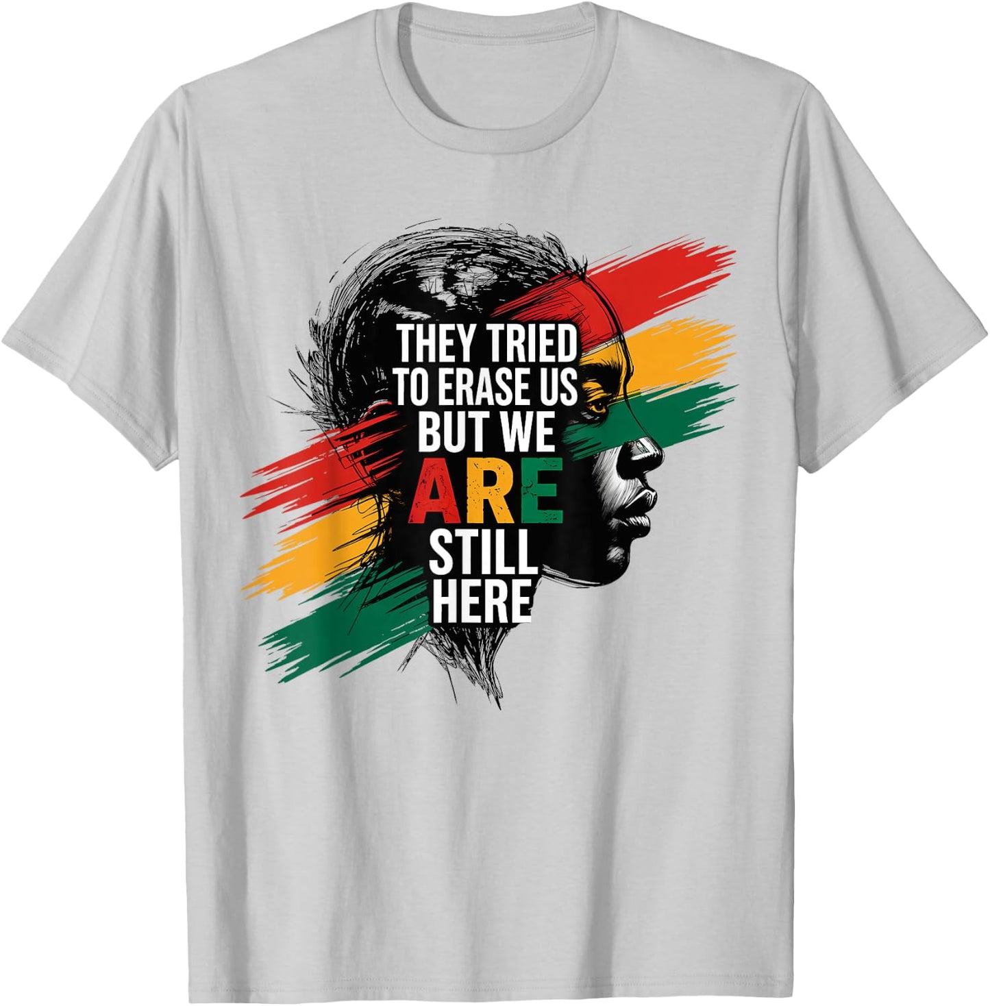 Juneteenth Afro Man Black History Month African American T-Shirt - T-Shirt | Ash