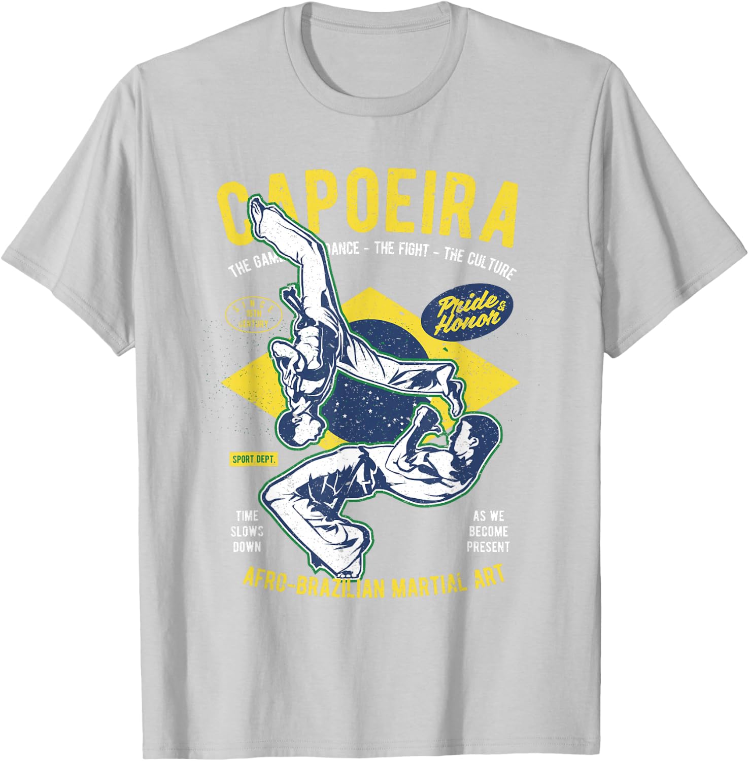 Brazilian Flag Capoeira , Women, Kids T-Shirt - T-Shirt | Ash
