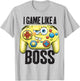 Spongebob SquarePants I Game Like A Boss Short Sleeve T-Shirt - T-Shirt | Ash